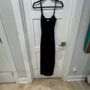 Kookai Black Lace Detail Top